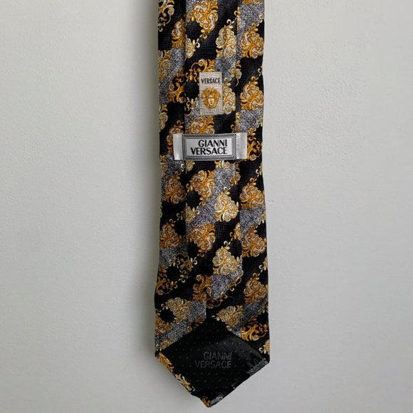 Vintage Gianni Versace Paisley Design Necktie - Picture 5 of 5